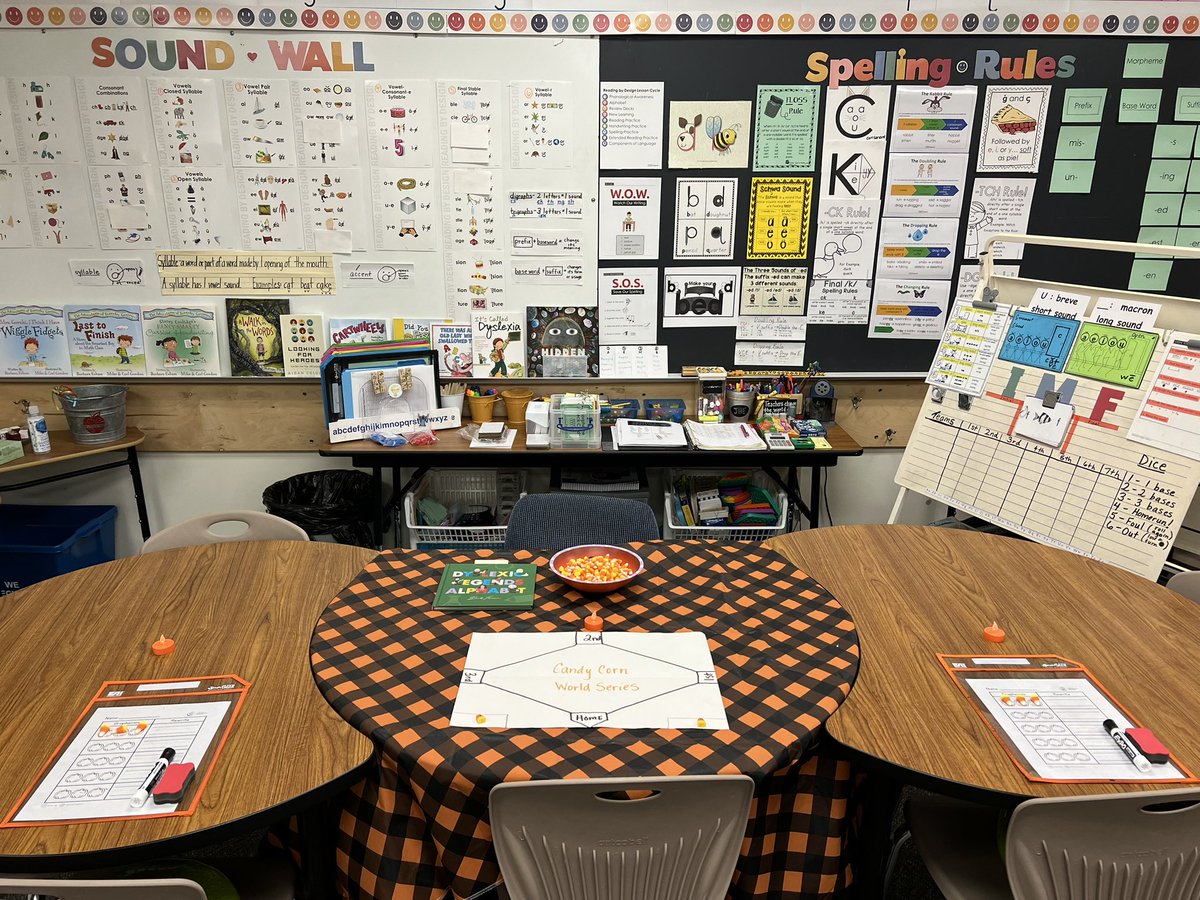 Batter, batter, batter ⚾️ It’s time for the Candy Corn World Series! And the last day to read our Dyslexic Legends Alphabet book 📕 #HayesHawks #katyisddyslexia #DyslexiaAwarenessMonth