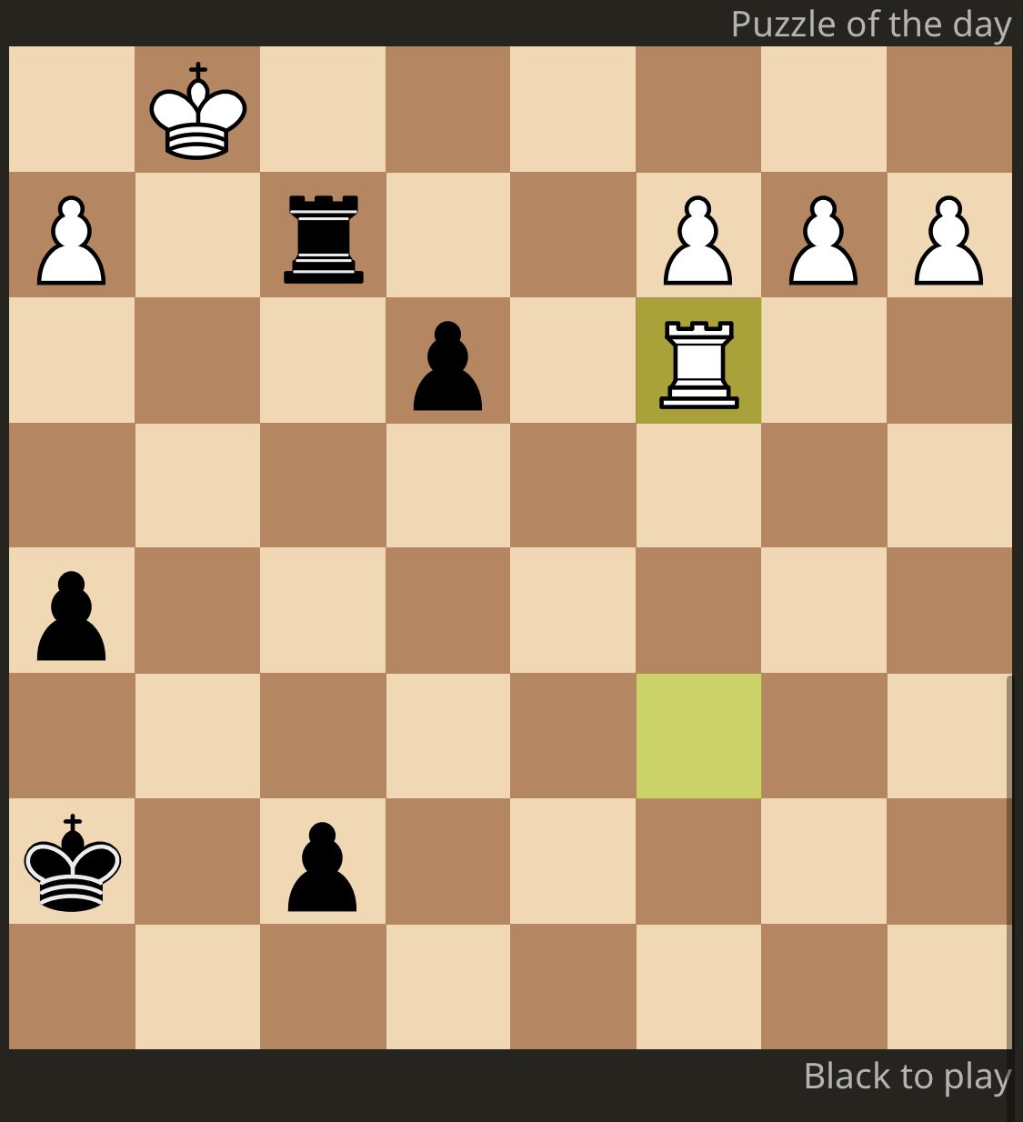 lichess.org on X: Your turn! Black to move and win, can you find