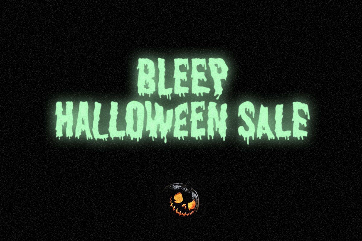 🎃 Bleep Halloween Sale 🎃 bleep.com/happy-hallowee… As the cold draws in and the pumpkin knives come out we're keeping it spooky with a razor sharp range of menacing releases on offer now with 20% off until the end of this week. Happy Hunting!