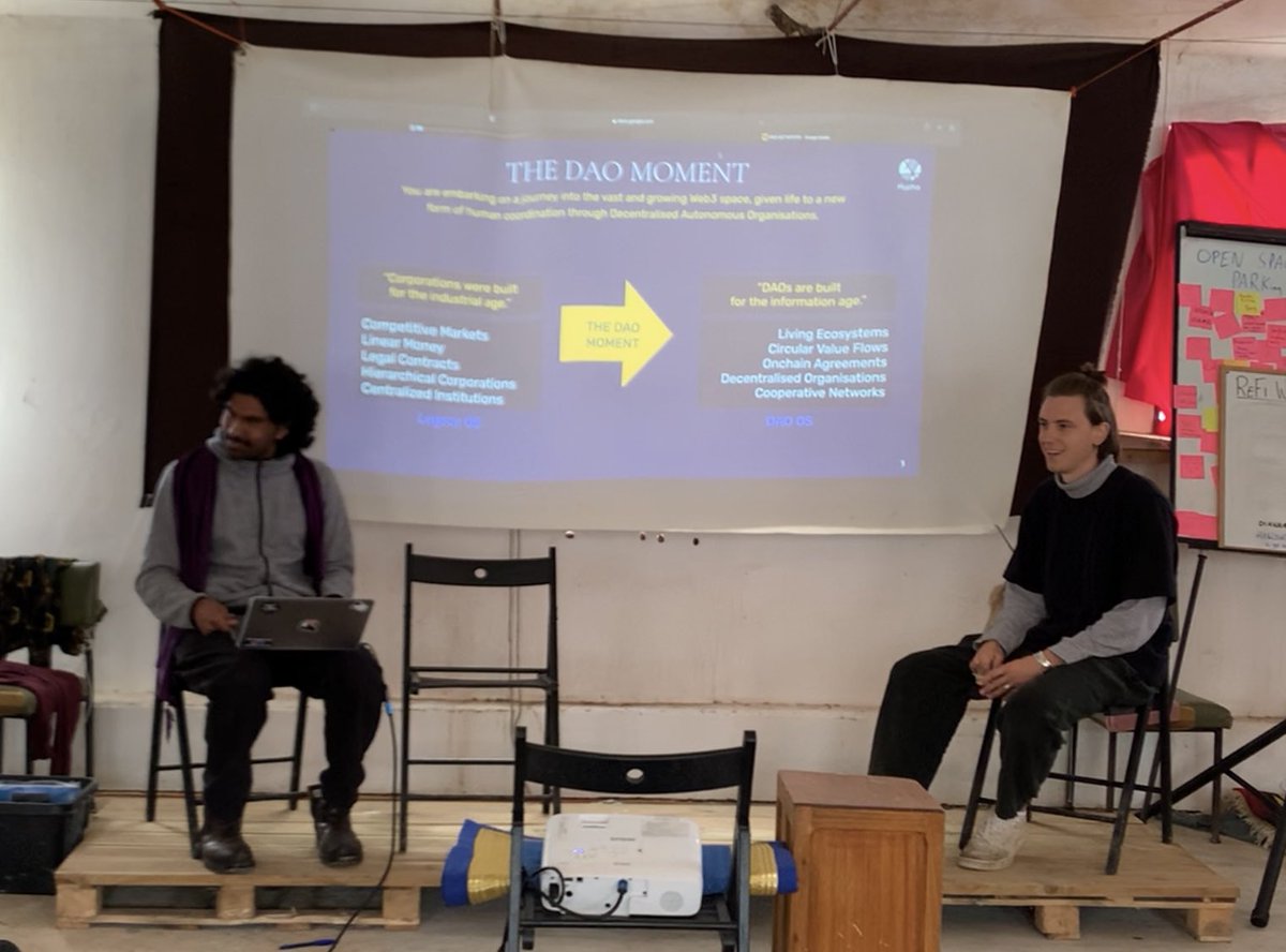 MontyMerlin's tweet photo. Redesigning @ReFiDAOist at #ReFiWeek pt.1

👉 Co-creations of a new community-led mission, vision, and values…

Online forum session coming soon! 🌱 https://t.co/T1jWtVQEt0