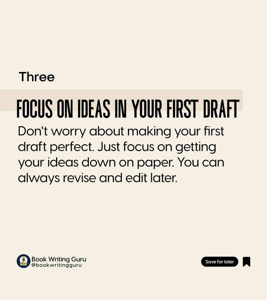 BookWritingGuru's tweet image. Need some writing inspiration? Stay tuned for our weekly writing tips. We&apos;re here to help you overcome writer&apos;s block and unleash your creativity.

#bookwritingguru #bookwritingtips #booklaunch #bookwriting #writersofinstagram #writing #bookstagrammer #writingtips