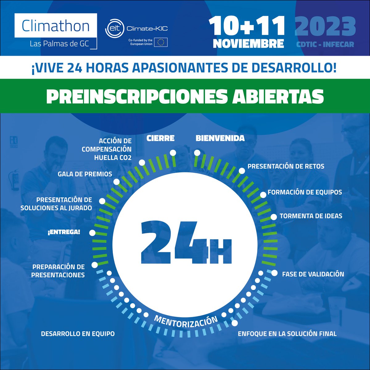 🔹24 horas apasionantes de desarrollo.

👉🏻Vive con nosotros #climathon2023 

🔹Isla de calor 🏝️ será la temática de este año.

🗣️¡¡¡Preinscripciones ya abiertas!!!

💥Enlace en la bio del perfil💥

#climathon #globalclimathon #climathon2023 #climathongrancanaria