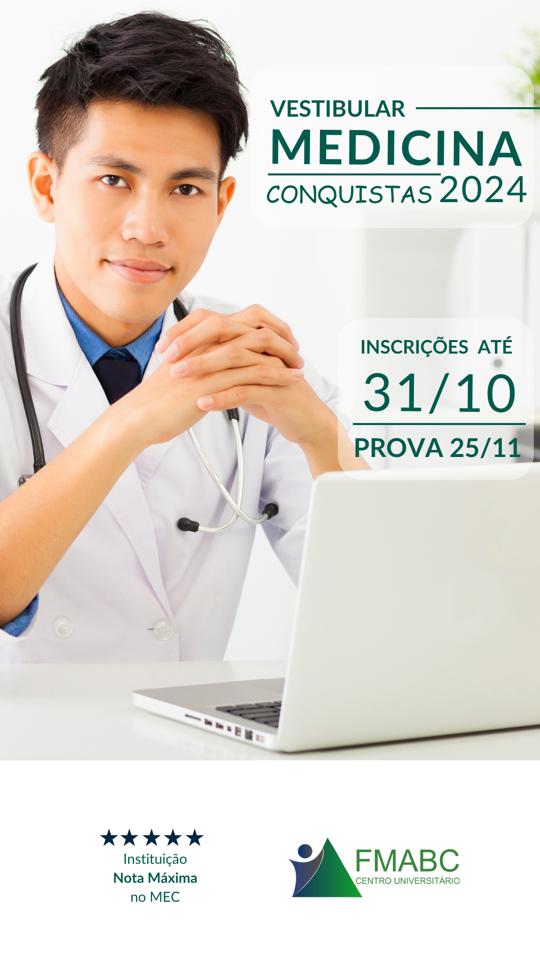 vunesp's tweet photo. ÚLTIMO DIA: Centro Universitário FMABC encerra nesta terça (31/10) o prazo para 150 vagas do Vestibular de Medicina 2024. #fmabc #vestibular #vunesp #medicina https://t.co/qHPvUN3L1v https://t.co/bp8q81Fdpw