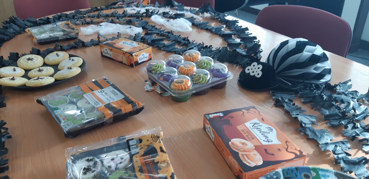 Happy Halloween from Comms365! We're celebrating in the office with spooky cakes and cookies 🕷🕸👻🎃