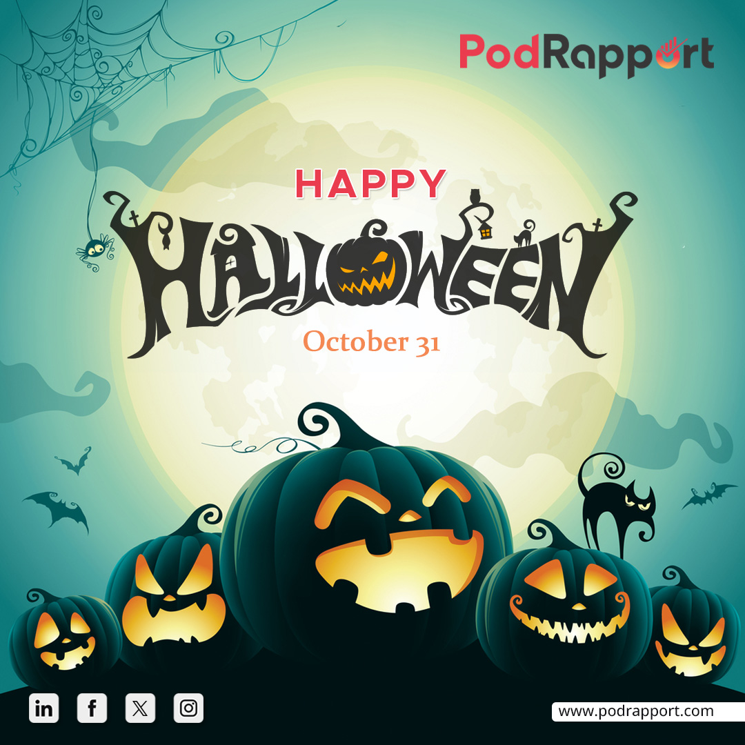 Happy Halloween!🎃

Let the Halloween spirit fill the air! Enjoy the spooky fun with costumes and treats.

#halloween #spooky #horror #halloweencostume #podcast #podrapport #community #podcastcommunity #podcastguest #expertguestdirectory #podcastguestdirectory #podcastdirectory