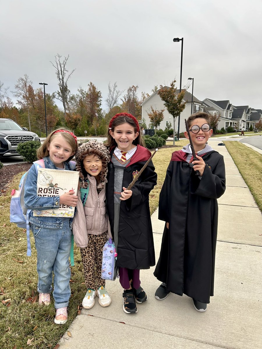 ready for book character and Letterland day <a href="/WhiteOakElem/">White Oak Elementary</a>!