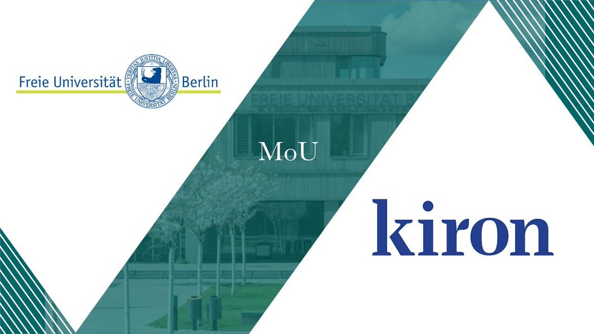 Freie Universität (@fu_berlin) on Twitter photo Unterzeichnung eines Memorandum of Understanding mit <a href="/KironEducation/">Kiron Open Higher Education</a>: Die #FUBerlin heißt Kiron-Studierende willkommen auf dem Campus!
Ziel der gemeinnützigen Organisation ist es, Geflüchteten weltweit Zugang zu Bildung bereitzustellen. Mehr Infos:
fu-berlin.de/presse/informa… Unterzeichnung eines Memorandum of Understanding mit <a href="/KironEducation/">Kiron Open Higher Education</a>: Die #FUBerlin heißt Kiron-Studierende willkommen auf dem Campus!
Ziel der gemeinnützigen Organisation ist es, Geflüchteten weltweit Zugang zu Bildung bereitzustellen. Mehr Infos:
fu-berlin.de/presse/informa…
