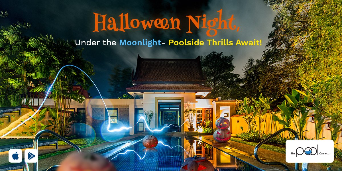 Halloween Night, Under the Moonlight – Poolside Thrills Await! 🌕👻  🎃
Happy Halloween!

#halloween2023 #halloween #trickortreat #spookyseason #pumpkins #halloweenparty #halloweendecor #ilovecandy #halloweenhome