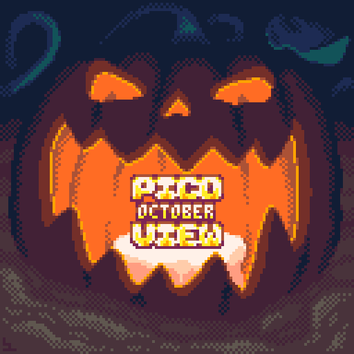 Pico-View October Issue is out now! 

This month's #pico8 webzine is full of content about #gamedev, music, new released games, custom hardware, #pixelart, and more!

Read it here:
nerdyteachers.com/PICO-8/Pico-Vi…

Cover art by <a href="/Werxzy1/">Werxzy</a>