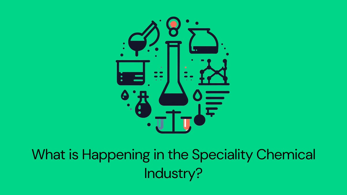 In the past 2 years, speciality chemicals as an industry has failed to generate any significant returns. So, is the speciality chemical story over or will there be a revival?

Let's understand this in a thread.🧵🧵

#specialitychemicals #industryanalysis