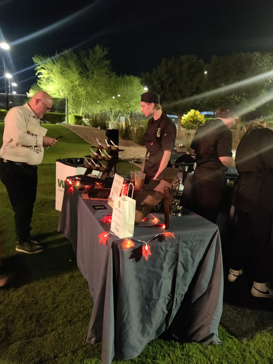 Great job to BHS Culinary students.  They attended the CCAP Harvest Moon Fundraiser on 10/27. Students prepared seared sea scallops over golden mushroom puree, toasted cayenne pistachios and cranberry pearls were the menu and required students to demonstrate several techniques.
