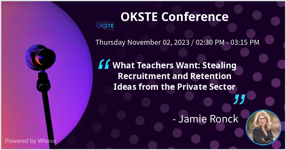 Headed to Tulsa for <a href="/okste_org/">Oklahoma Society for Technology in Education</a> “Game On!” 2023 Conference. Come join my session on Thursday and let’s chat about teacher recruitment &amp; retention.