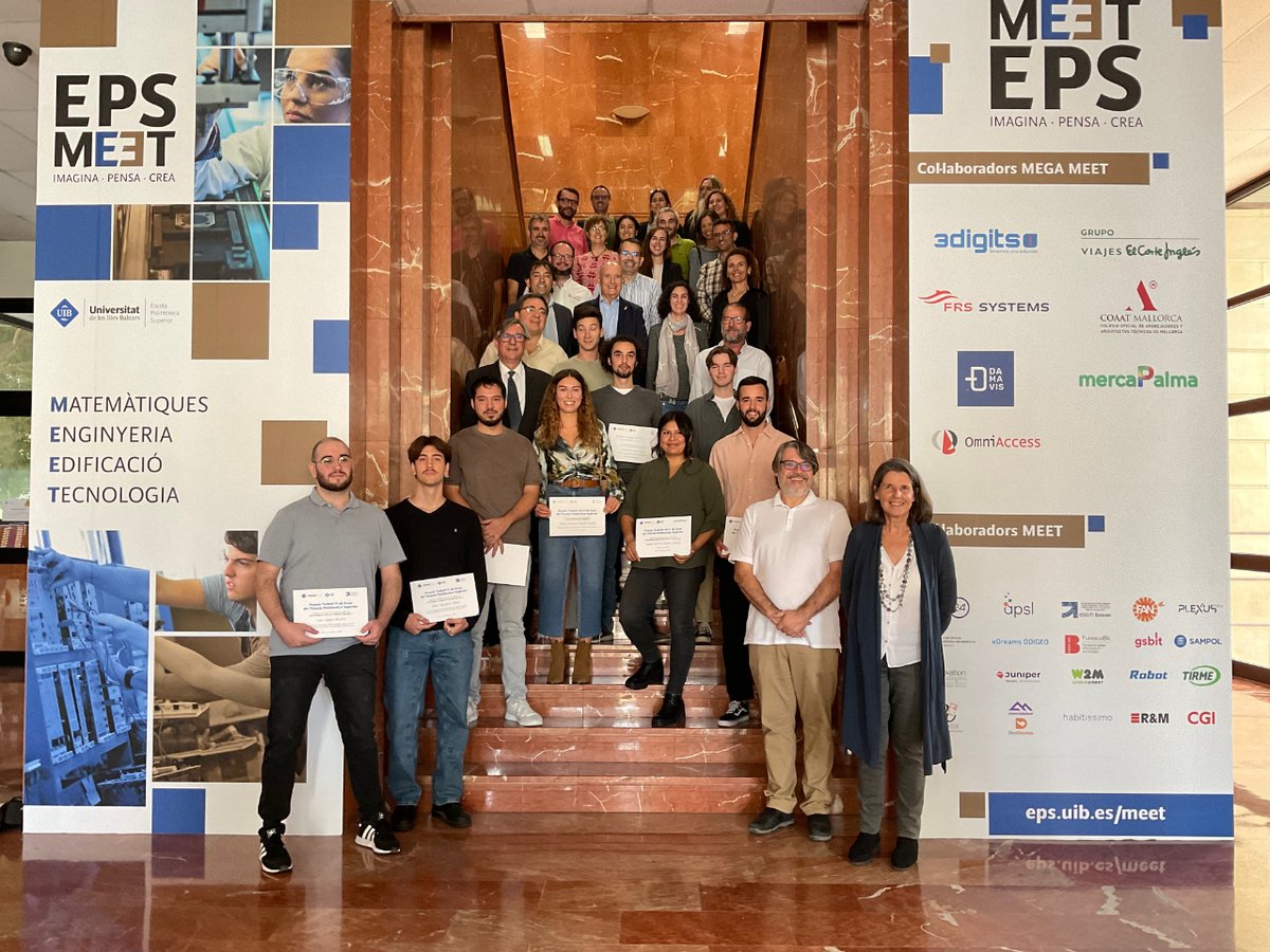 🏆👏 Enhorabona als guanyadors dels premis als millors treballs de fi de grau del curs 2022-23 de l'<a href="/epsuib/">Escola Politècnica Superior de la UIB</a>!

<a href="/FUEIB/">FUEIB</a> <a href="/OmniAccess/">OmniAccess SL</a> <a href="/coeiib/">Colegio Ing. Informática Illes Balears</a> <a href="/coetiib/">Colegio Grado y Ing. Técnica Informática Baleares</a> <a href="/cogiti/">COGITI</a> #MercaPalma <a href="/COAATMCA/">COAAT-Mallorca</a> <a href="/SBMXEIX/">SBMXEIX</a>

🔗 Llegeix la notícia! diari.uib.cat/Hemeroteca/Rec…