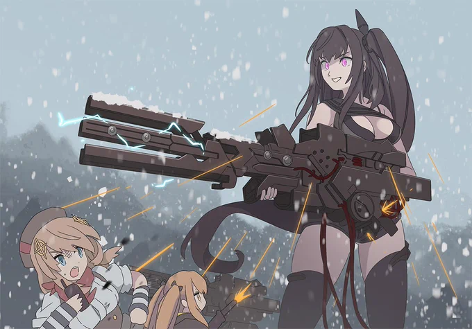 キョダイアーキレクトpixivリクエスト絵です。 ご依頼ありがとうございます! #소녀전선 #GirlsFrontline #ドルフロ 