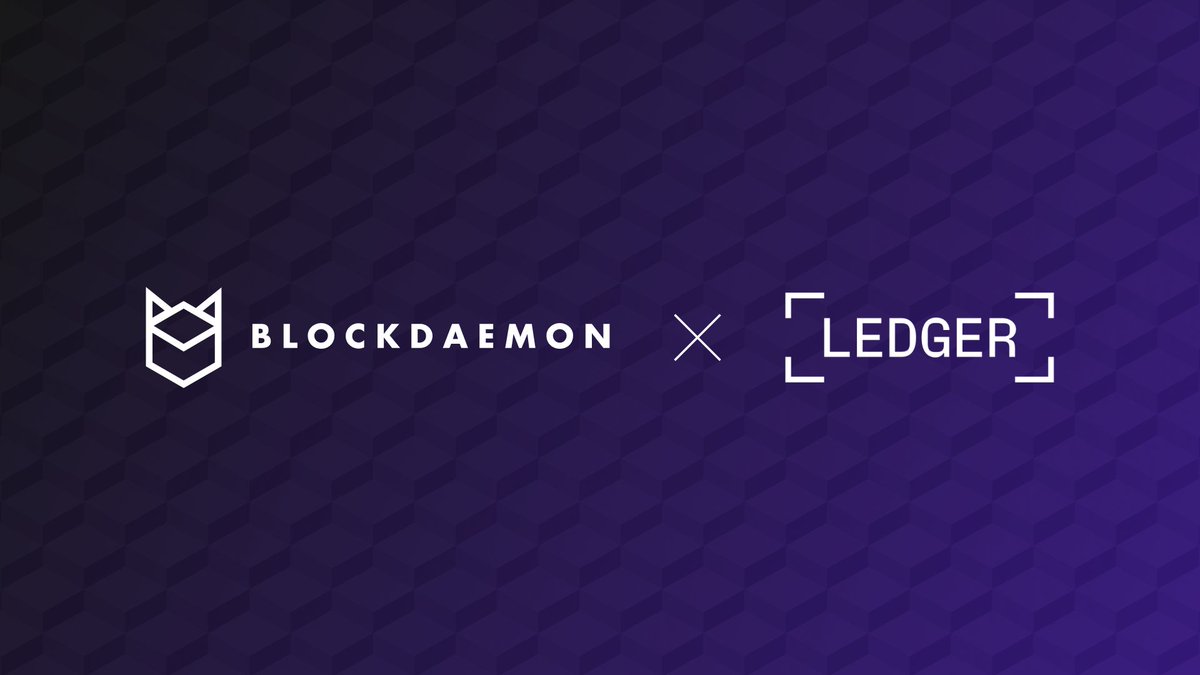 1/5 Big News! Blockdaemon is joining forces with <a href="/Ledger/">Ledger</a>, a global leader in digital asset security. Together, we’re rolling out institutional-grade secure staking solutions via Ledger Enterprise.