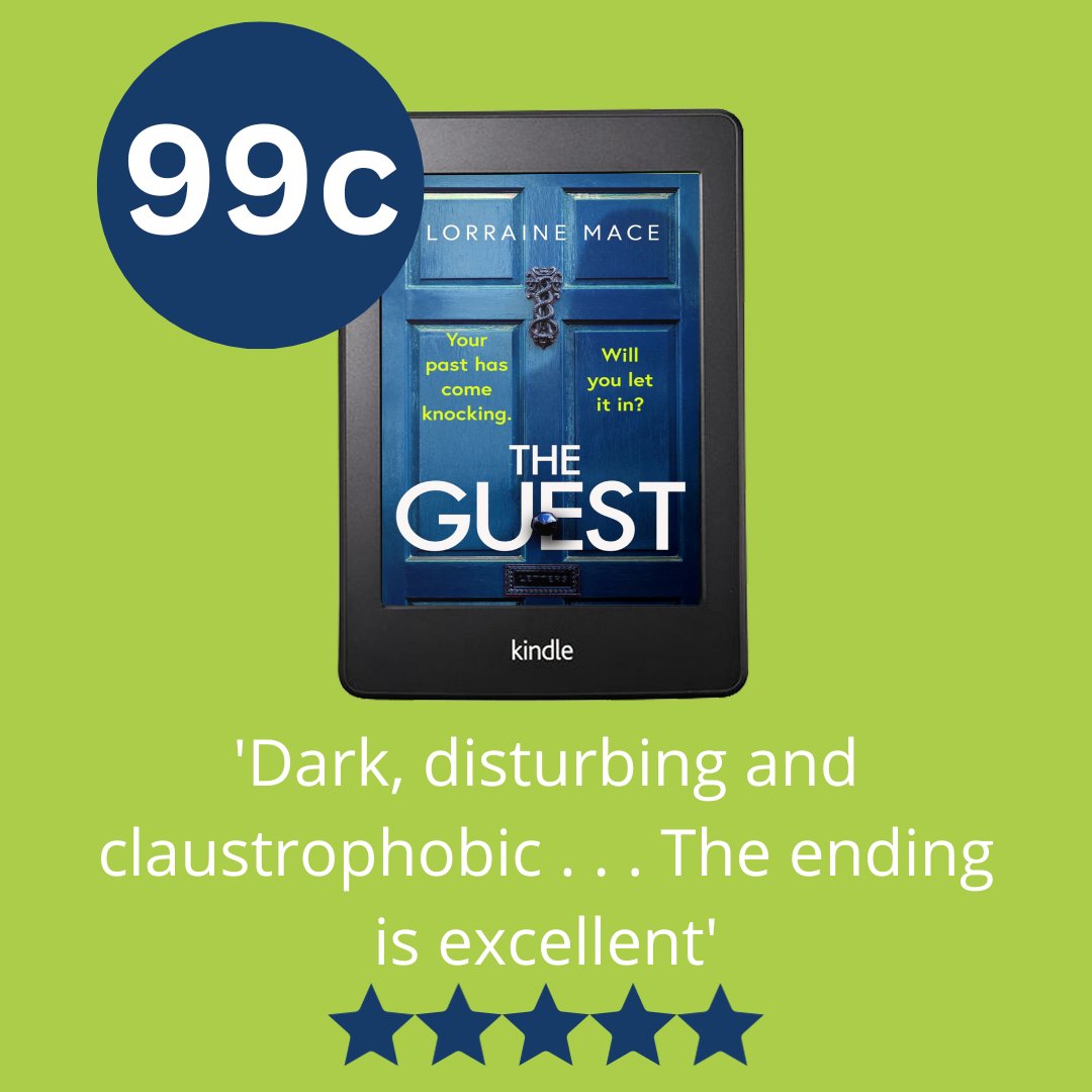 The Guest is on offer to USA readers! #99c #99cents YOUR PAST HAS COME KNOCKING. WILL YOU LET IT IN? '⭐ ⭐ ⭐ ⭐ ⭐ I loved this! A pacey, twisty tale that will keep you hooked right up until that shocking finale' amzn.to/3tUT4Mo #PsychologicalThriller #readersoftwitter