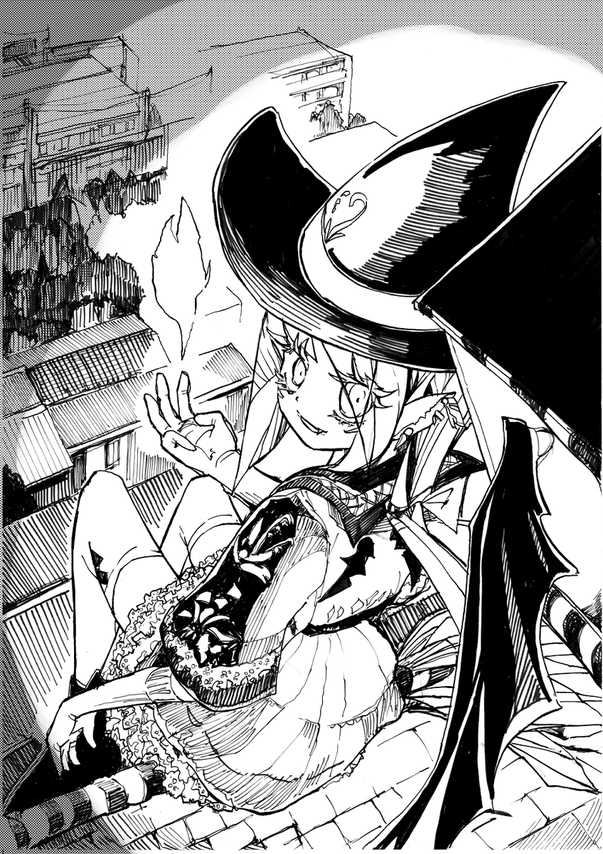 ymmttm's tweet photo. #ハロウィンイラスト #ハロウィンの作品が見てみたい 
#ハロウィンイラスト2023 #Halloween https://t.co/xhGSXFeDsc