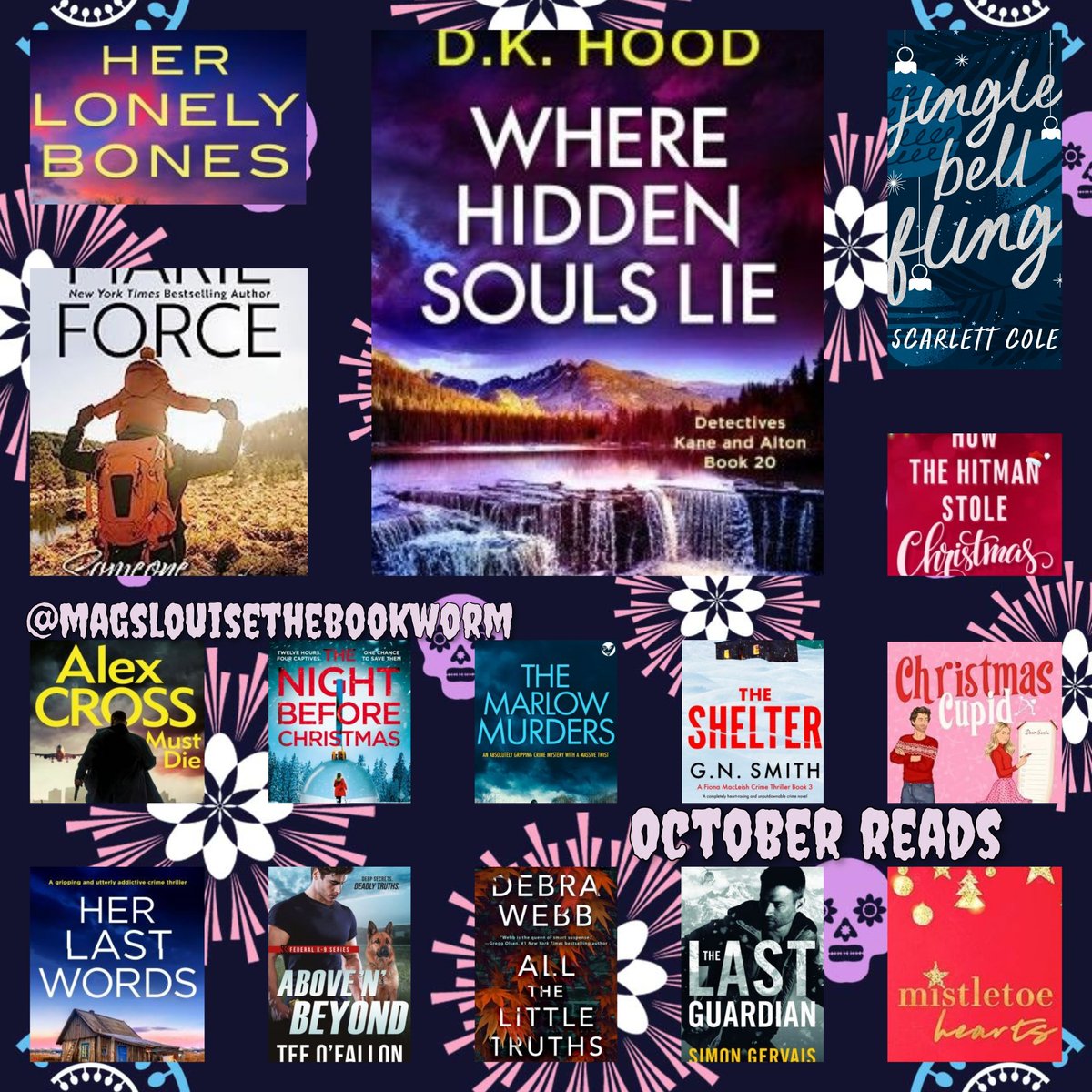 📚 OCTOBER ROUND UP 📚

15 Books
4 Five ⭐ Reads
12 ARCs
1 #BeatTheBacklog Read
10 New Books Purchased 😬
#WendyDranfield #MarieForce #KatieReus @GrahamSmith1972 @Carolyn_Arnold #MonthlyWrapUp #BookTwitter #BookCommunity #BookX #OctoberReads #OctoberRoundUp #booktwt
