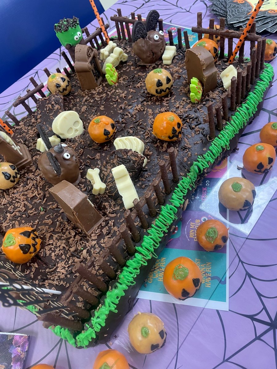 Doing our bit to support sick children and their  families in Children's Health Ireland hospitals and urgent care centres  in Crumlin, Temple Street, Tallaght and Connolly with our yearly Trick  or Treat Bake Sale - superb effort!