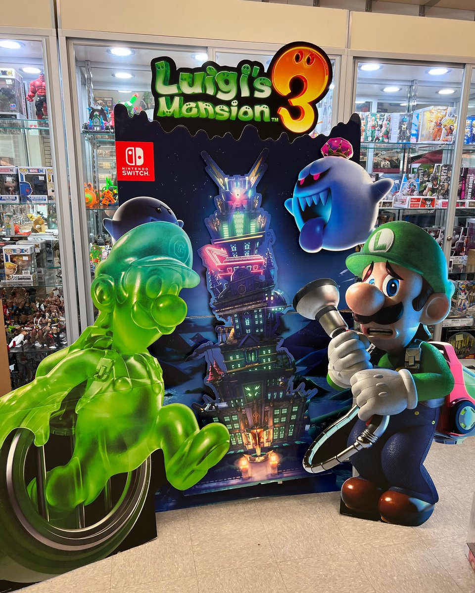 Happy Halloween Everyone! Stop in to see us! #happyhalloween #halloween #nintendo #nintendoswitch #switchgames #videogames #gamestore #games #gamer #gaming #retroreplaybelair #maryland #shoplocal #trickortreat #horror #belairmd #luigismansion #luigi #mario #luigismansion3