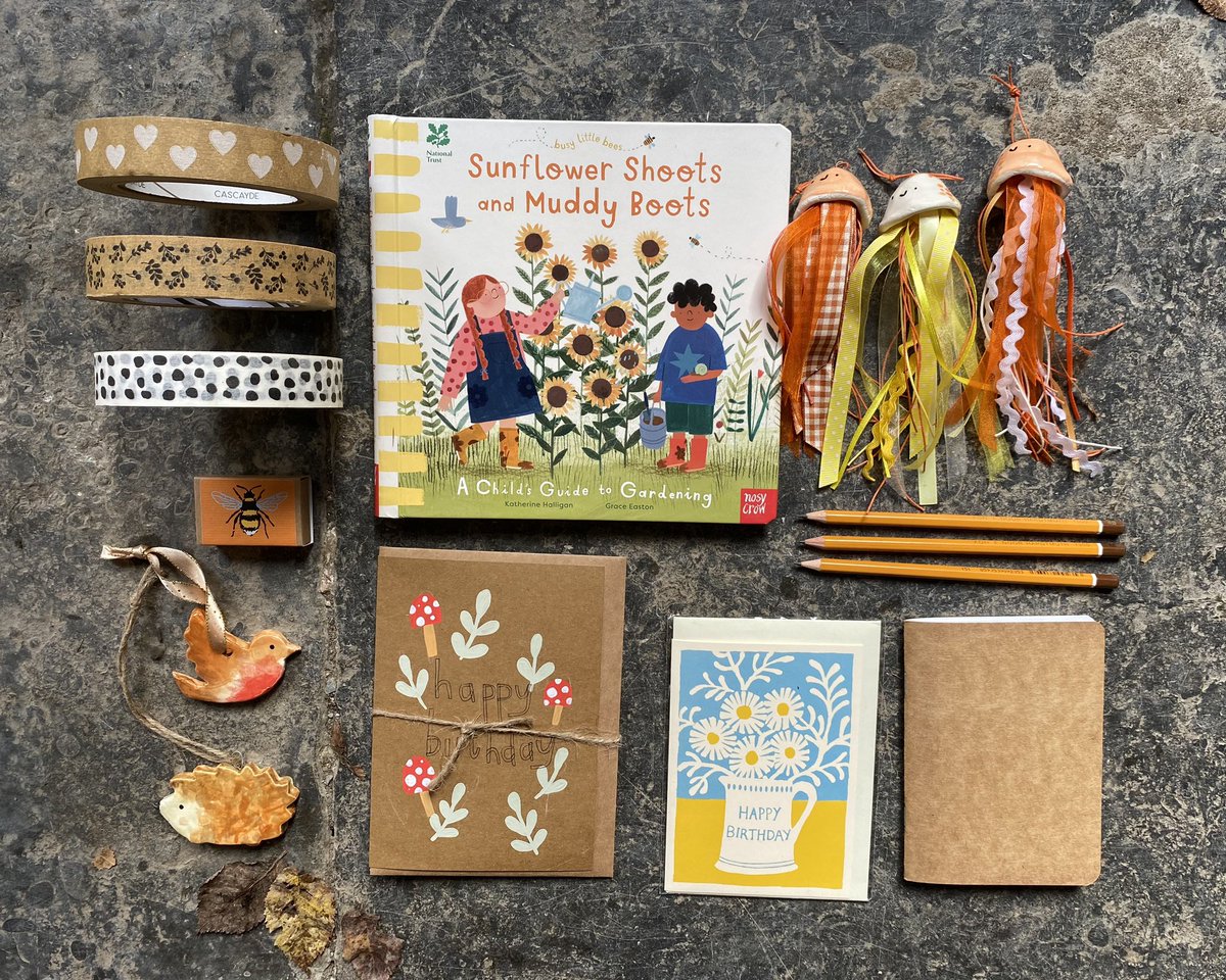 Autumn loveliness 
Inspirational children’s books
Handmade ceramics and greetings cards
Art materials 
Paper tape 
#shopsmall #leebay #woolacombe #mortehoe #ilfracombe #northdevon #coast #southwestcoastpath #handmade #justacard #indieretail
