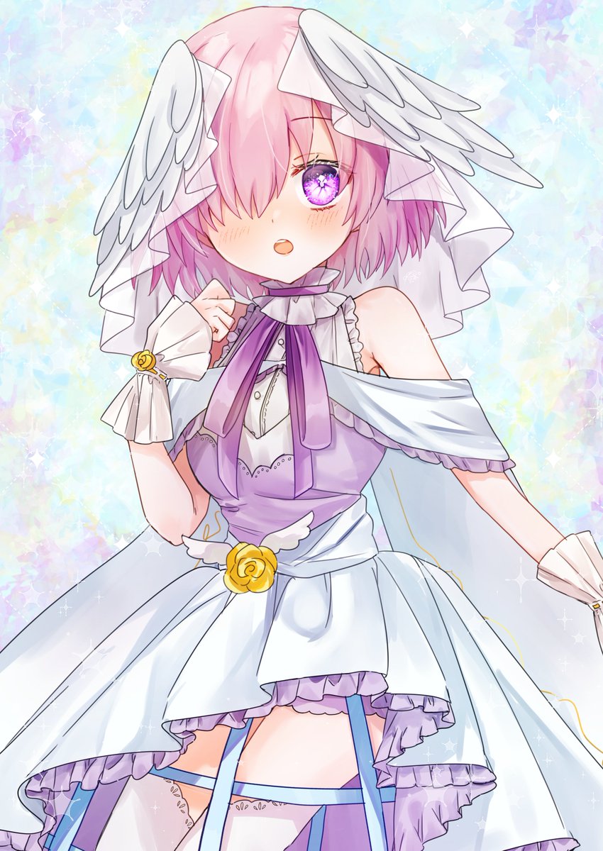 FGO「Helloween 悪魔マシュ&天使マシュ #FGO」|はるかっぱのイラスト