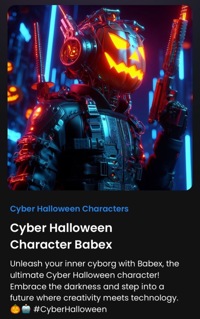 CyberXPiggy's tweet image. Binary screams and circuit chills, Happy Halloween my friend! Get ready to be spooked by my cyborgs 🎃👻 #CyborgHalloween #SpookyTech