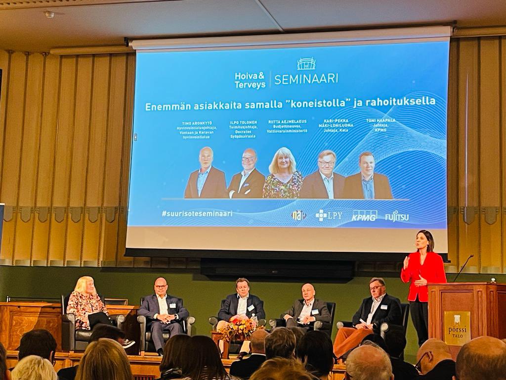 Ratkaisuja sosiaali- ja terveydenhuollon uudistuksen vauhdittamiseksi. Työnjako, työhyvinvointi ja tiedolla johtaminen parantavat hoidon jatkuvuutta #suurisoteseminaari #LPY #docrates