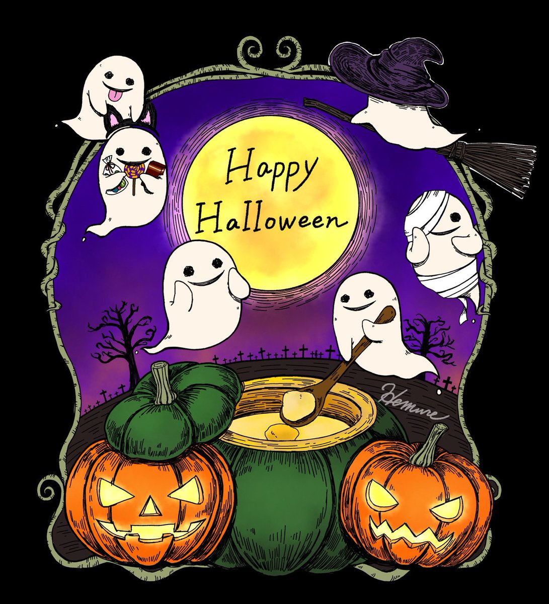 Hemure363's tweet photo. 🎃HappyHalloween🎃 https://t.co/hCAQgZh0pP