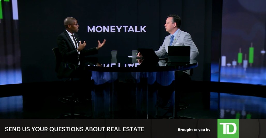 Today on MoneyTalk Live we talk #RealEstate and the effect potentially higher-for-longer #interestrates could have on the sector with <a href="/TDAM_Canada/">TD Asset Management</a>'s Colin Lynch. Log into WebBroker at Noon ET with your questions for Colin. Brought to you by TD Direct Investing.