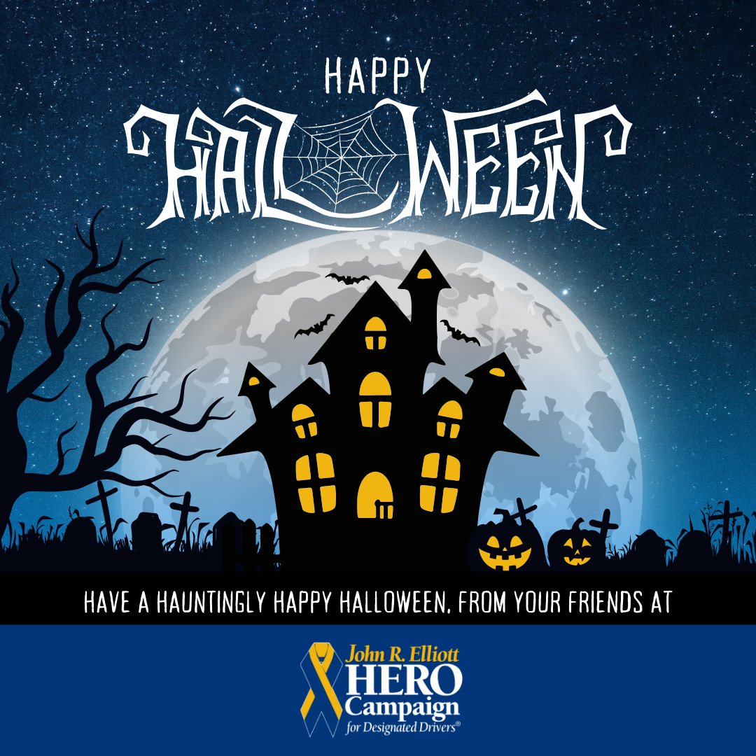 Happy Halloween from your friends at the HERO Campaign! Be safe on this spooky night, and remember to have a designated driver for any activities involving the use of alcohol.