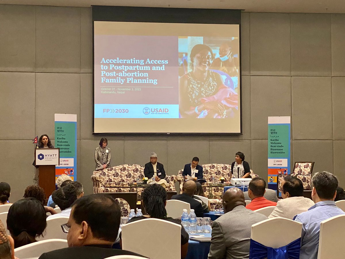 fprhknowledge's tweet photo. What a supercharged welcome from an #OBGYN in @MofaNepal to #FPMNH participants @FP2030Global conference before opening the MOH workshops to join efforts to reduce maternal mortality and scale up rights-based #familyplanning. #PPFP_PAFP #STRONGERTOGEHER https://t.co/UYfSbf0vZT