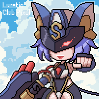 Lunatic_Club403's tweet photo. #pixelart #Sciencefiction #KillSquad
這位是來競速之星-赴米勒的特種警察機器人「炭醬」,她擅長超長距離狙擊,在敵人的攻擊範圍之外擊垮對方。胸前的紅色容器是能源中樞,只要被打中就會爆衣並失去戰鬥能力,但只要不被打中就沒問題了! https://t.co/xp3xkjqq7d