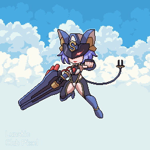 Lunatic_Club403's tweet photo. #pixelart #Sciencefiction #KillSquad
這位是來競速之星-赴米勒的特種警察機器人「炭醬」,她擅長超長距離狙擊,在敵人的攻擊範圍之外擊垮對方。胸前的紅色容器是能源中樞,只要被打中就會爆衣並失去戰鬥能力,但只要不被打中就沒問題了! https://t.co/xp3xkjqq7d