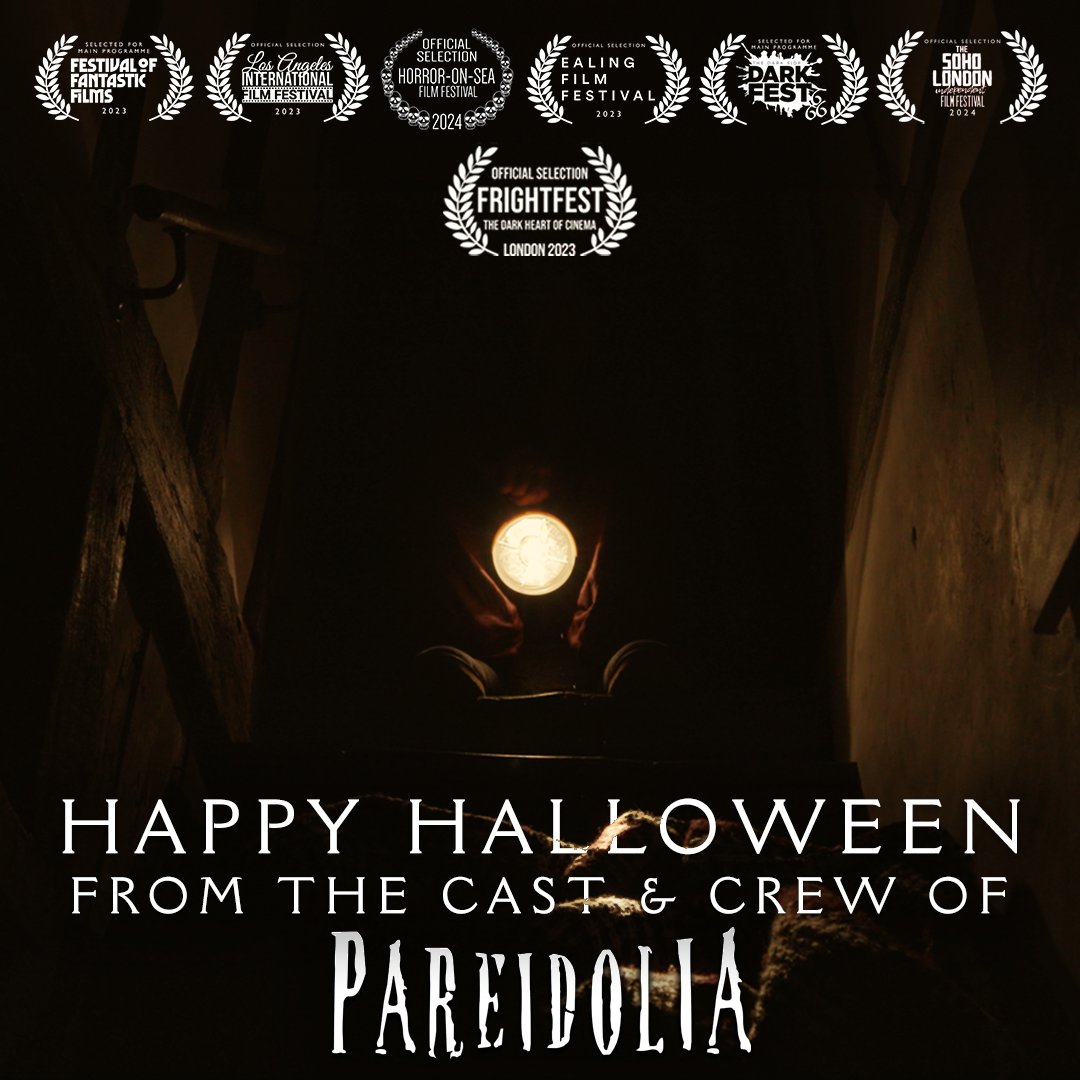 Myself, our producer @MistyMoonEvents, the cast and the crew of #Pareidolia would like to wish everyone a HAPPY HALLOWEEN! 🎃 

We hope you're all having a great day and have a ghoulish evening planned, wherever you are in the world 💀

#Halloween #dianefranklin #laiff #eff