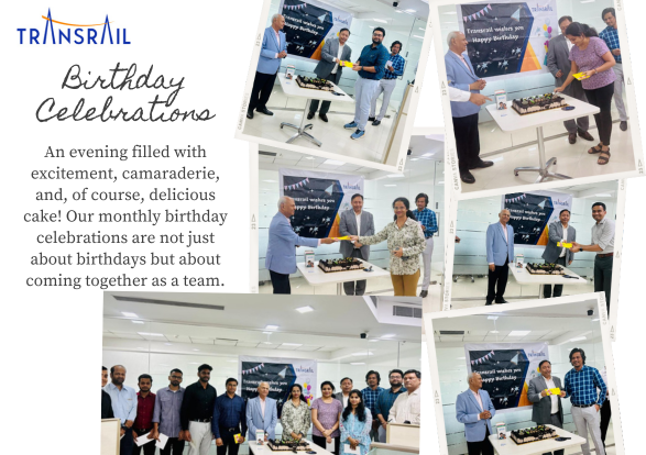ltd_transrail's tweet photo. Monthly Birthday Celebration!

Birthday celebrations are the perfect ways to make your team feel special. Transrail Lighting Limited celebrates its team members birthdays with cakes &amp; lot’s of fun conversation.
#TLLcares #employeebirthday #teamengagement #teambonding #workplac https://t.co/a0gsuvKQCo