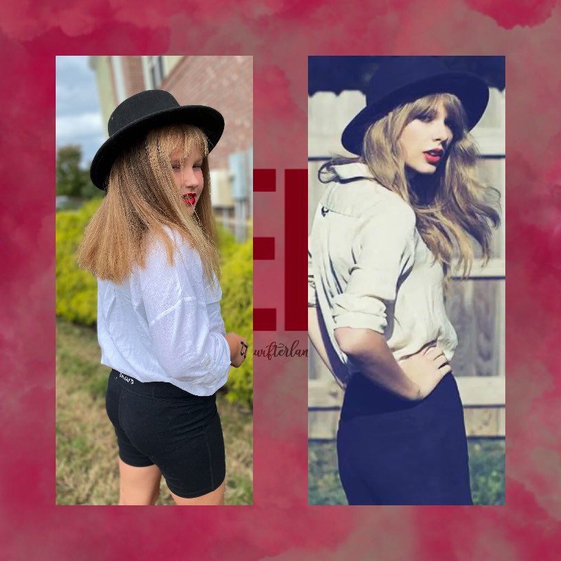 stillbejewel's tweet photo. @taylornation13 #ANightmareDressedLike Red! The #MiniSwiftie loves matching Taylor!! https://t.co/96lecRTc1o