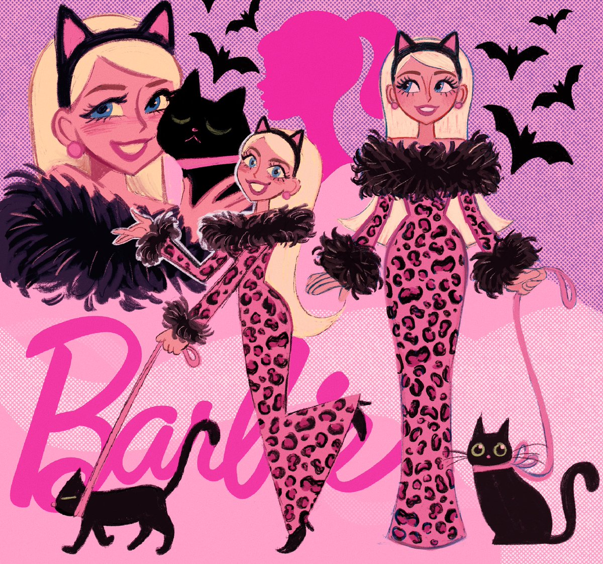 happy Halloween from 2002 perrr-fectly Halloween barbie!!!