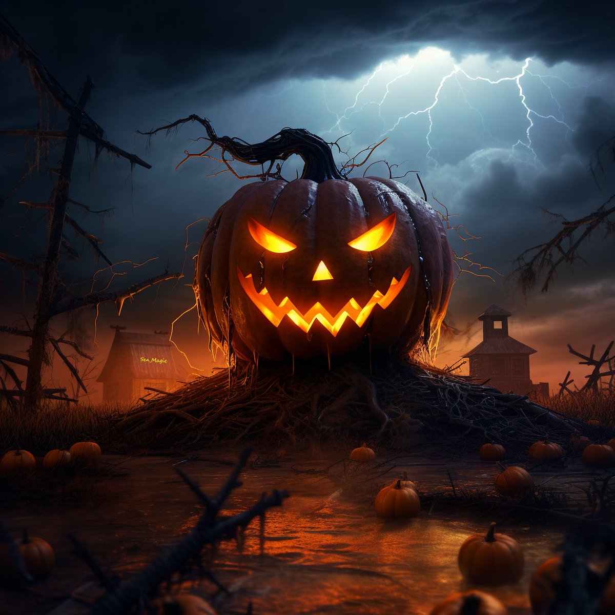 🎃Happy Halloween🎃

#digitalart #art #aiart  #halloween #pumpkin #jackolantern #boo #trickortreat  #darkart