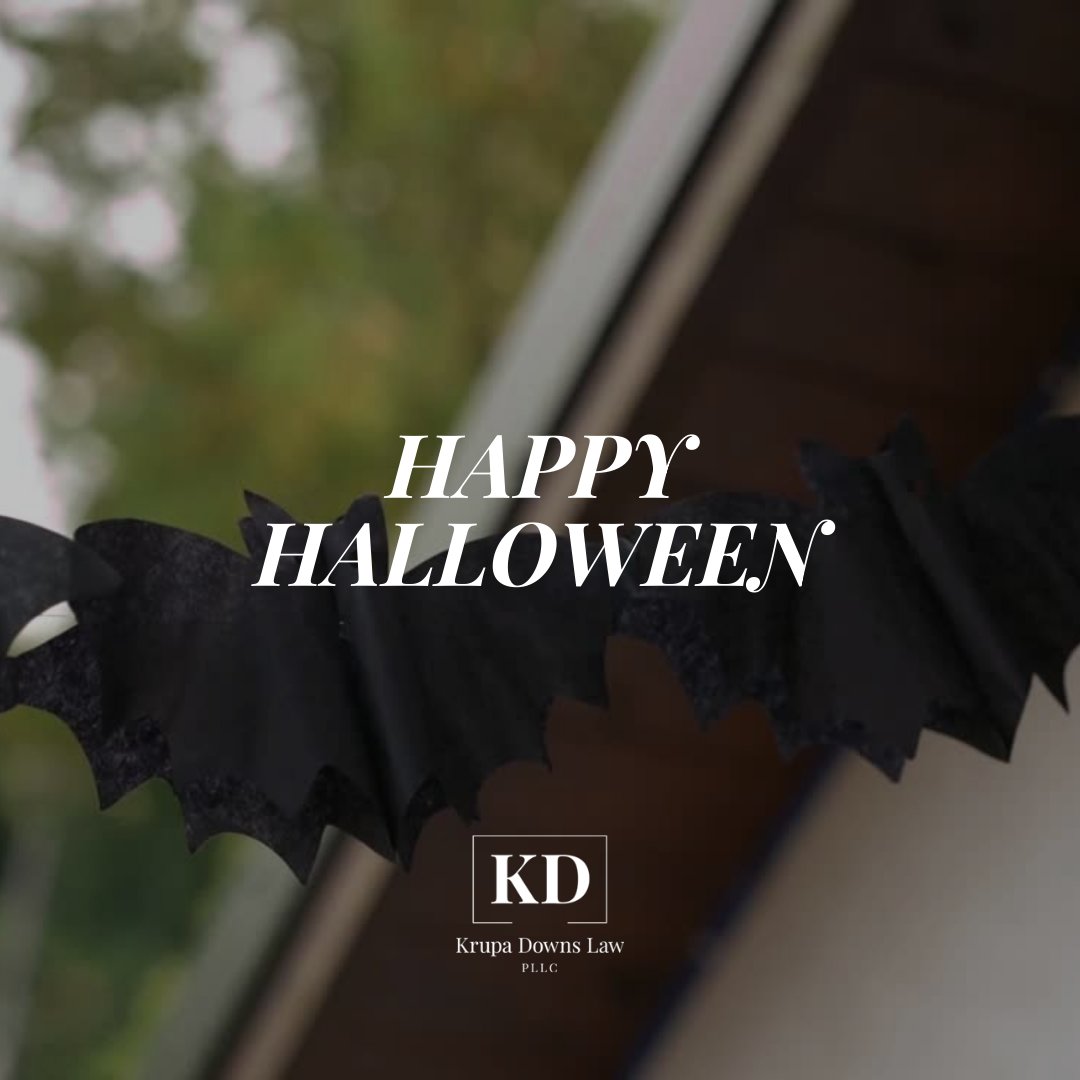 Happy Halloween from Krupa Downs Law to you! We hope you have a spook-tacular night. 👻

#halloween2023