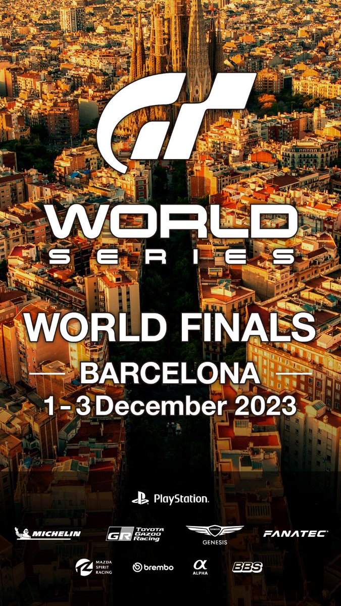 Gracias a <a href="/PlayStationES/">PlayStation España</a> y a <a href="/thegranturismo/">Gran Turismo</a> sorteamos dos entradas gold para las Finales Mundiales de la GTWS en Barcelona!
Para participar hay que:

-Seguirme en esta cuenta
-Republicar este tweet, darle like y etiquetar a un amigo 

Pronto anunciamos los resultados, suerte!😉