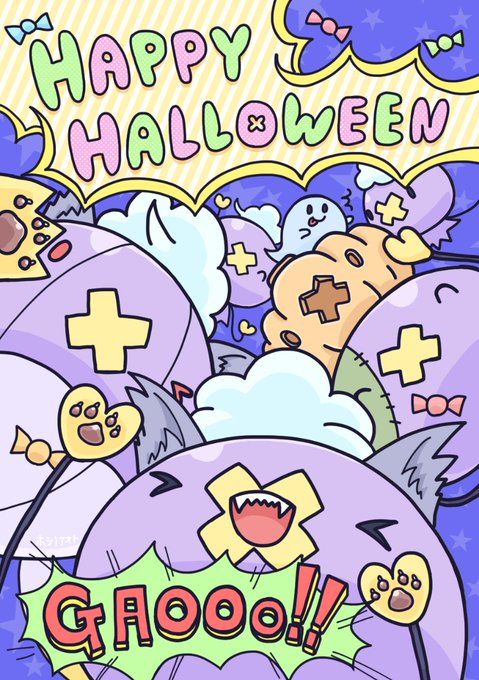 「happy halloween jack-o'-lantern」 illustration images(Latest)