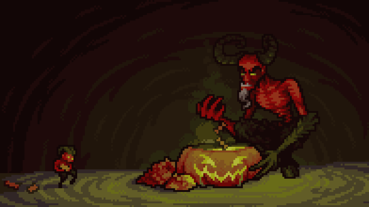 👹🍬🎃👹

#halloween2023 #halloween #spooky #Spooktober #pixelart #ドット絵