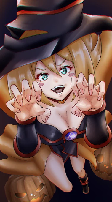 ハロウィン ブラックマジシャンガール 
