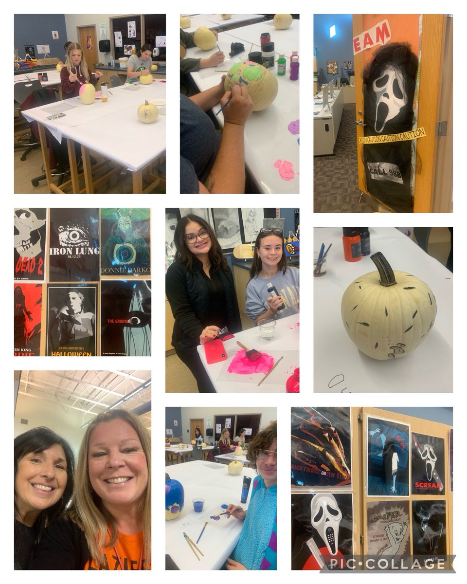 Dr. Mara L. Banfield (@marabanfield) on Twitter photo Students in Creative Arts designed Halloween movie posters, and they welcomed other labs to their pumpkin painting fundraiser! 🎨 @mcctc <a href="/STEMAcademy2/">Valley STEM Academy</a> <a href="/jcene2019/">Jessica Cene</a> @Hamp_58 <a href="/PrincipalZ/">John Zehentbauer</a> <a href="/CoachCampbell75/">Matt Campbell</a> <a href="/Zac_Cap/">Zac Capan</a> Students in Creative Arts designed Halloween movie posters, and they welcomed other labs to their pumpkin painting fundraiser! 🎨 @mcctc <a href="/STEMAcademy2/">Valley STEM Academy</a> <a href="/jcene2019/">Jessica Cene</a> @Hamp_58 <a href="/PrincipalZ/">John Zehentbauer</a> <a href="/CoachCampbell75/">Matt Campbell</a> <a href="/Zac_Cap/">Zac Capan</a>