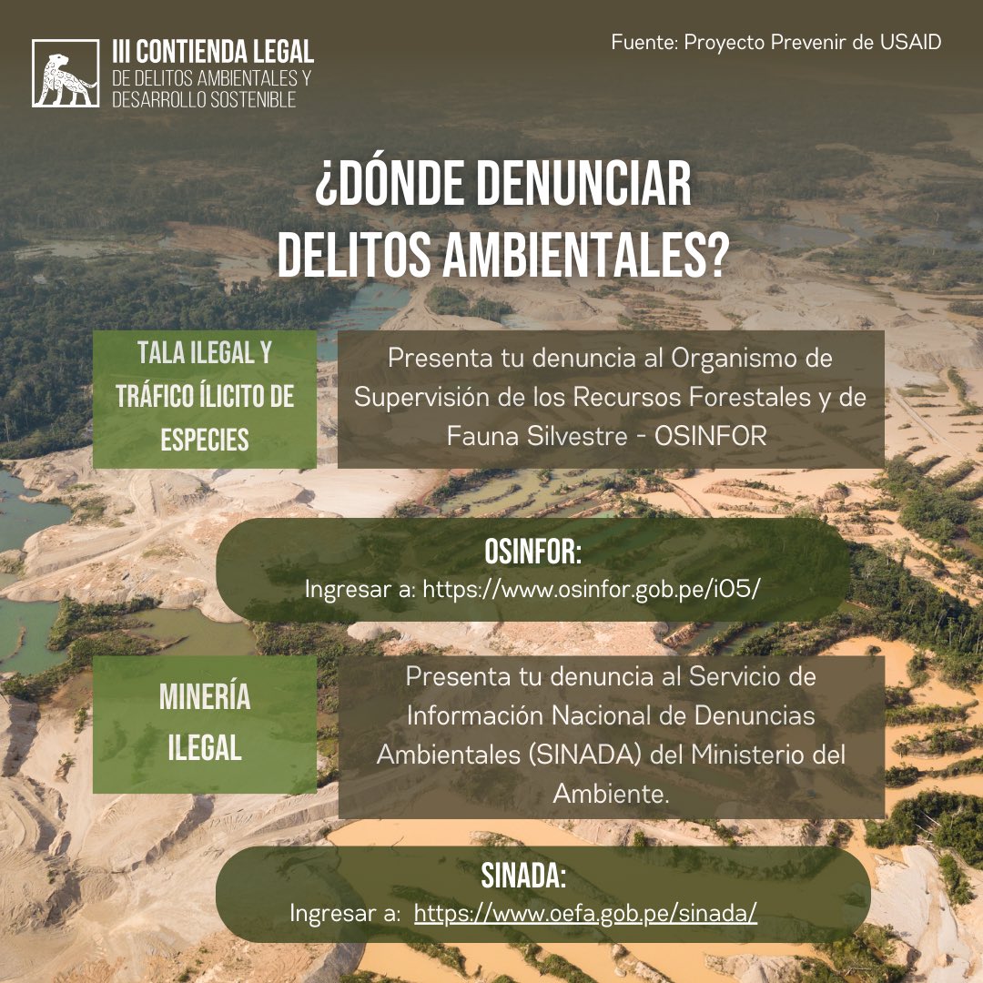 III Contienda Legal de Delitos Ambientales tweet media