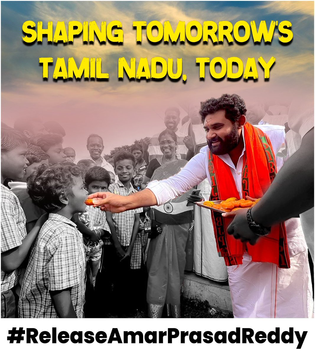 Dedicated to his mission, he's molding tomorrow's Tamil Nadu today.

<a href="/mkstalin/">M.K.Stalin - தமிழ்நாட்டை தலைகுனிய விடமாட்டேன்</a> <a href="/CMOTamilnadu/">CMOTamilNadu</a> <a href="/annamalai_k/">K.Annamalai</a> <a href="/blsanthosh/">B L Santhosh</a> <a href="/tnpoliceoffl/">Tamil Nadu Police</a> 

#ReleaseAmarPrasadReddy