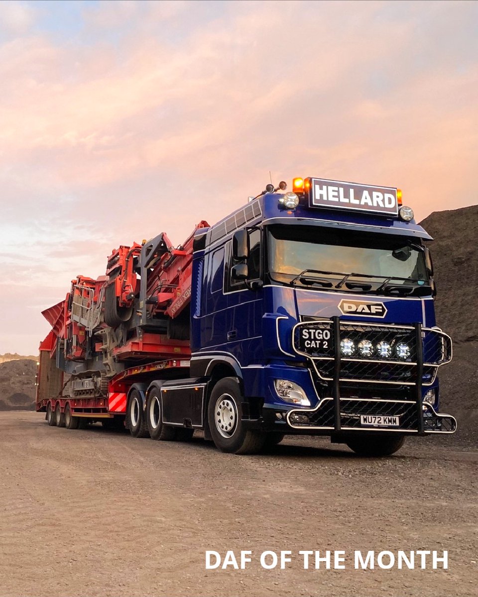 DAFTrucksUK's tweet image. 🚛 𝗗𝗔𝗙 𝗢𝗙 𝗧𝗛𝗘 𝗠𝗢𝗡𝗧𝗛 🚛

This month's winning truck is Harry’s DAF XF from Hellard Haulage. 

#DAFoftheMonth #DAF #Trucks