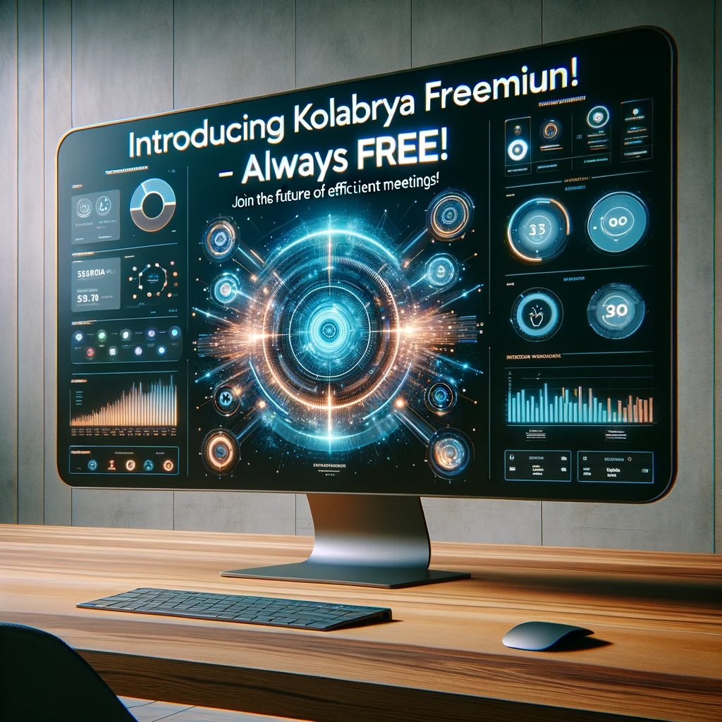 kolabrya.com introducing our ALWAYS free version

Sign up is easy - enter an email and password and you're good to go! Integrated with MS Teams, Zoom, and Google Meet