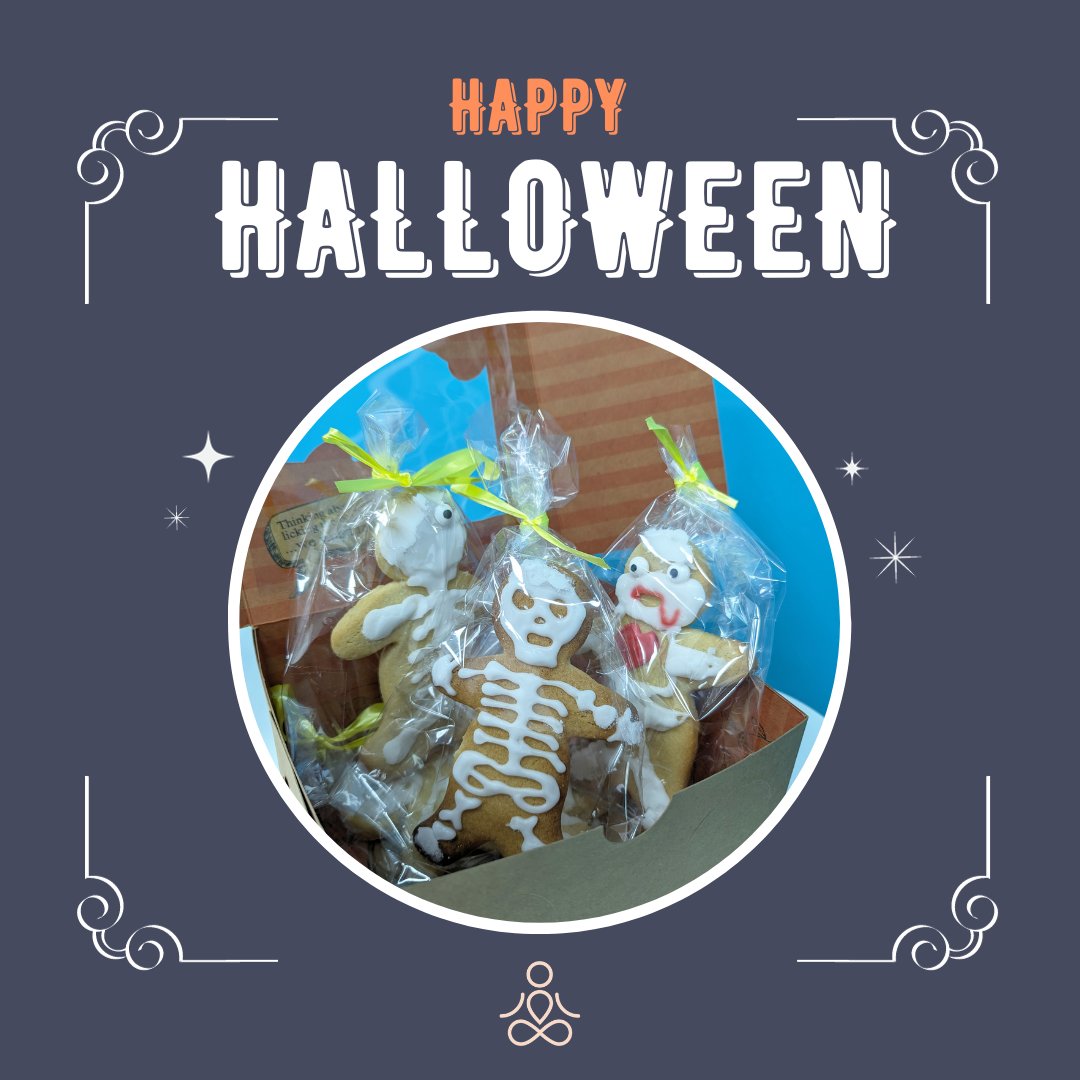 🎃👻 Happy Halloween from the Yogi Communications team! 🕷️🦇

Harriet has worked her magic in the kitchen, brewing up some spooktacular treats that are so good, it's scary! 👻🍬🎂

Wishing you all a delightfully eerie and treat-filled Halloween! 🎃🕸️🍁